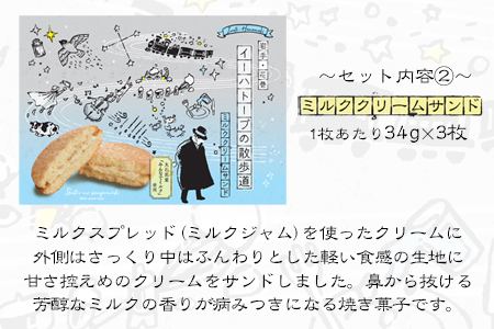 みんなでミルク満喫せっと　ミルクスプレッド＆ミルククリームサンド【1473】