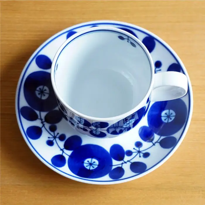 【白山陶器】【BLOOM】ブルーム コーヒーカップ・ソーサー 2客セット 食器 皿 【波佐見焼】 [TA82]