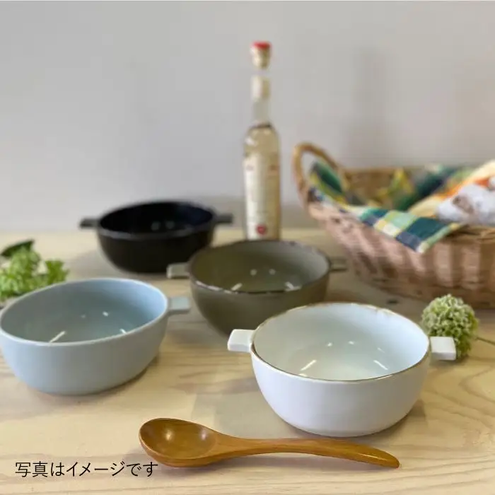 【波佐見焼】 グラタン皿 （黒マット）4個セット 皿 食器 【和山】 [WB52]  波佐見焼