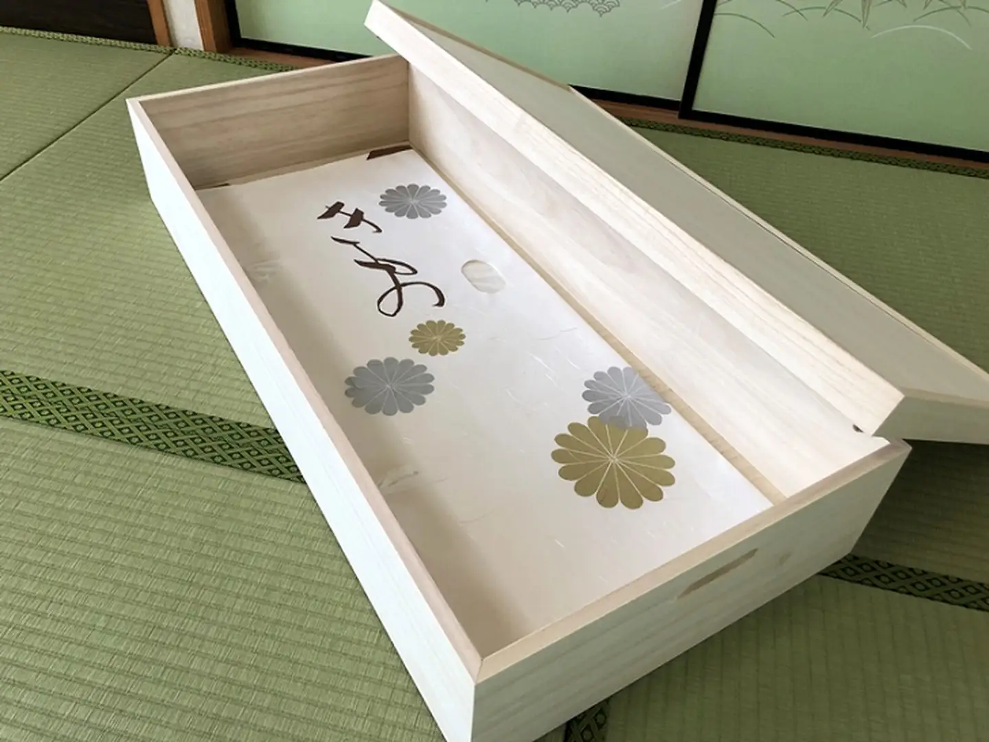 桐たんす 着物収納の定番 桐箱1段 KR-8M：B505-001