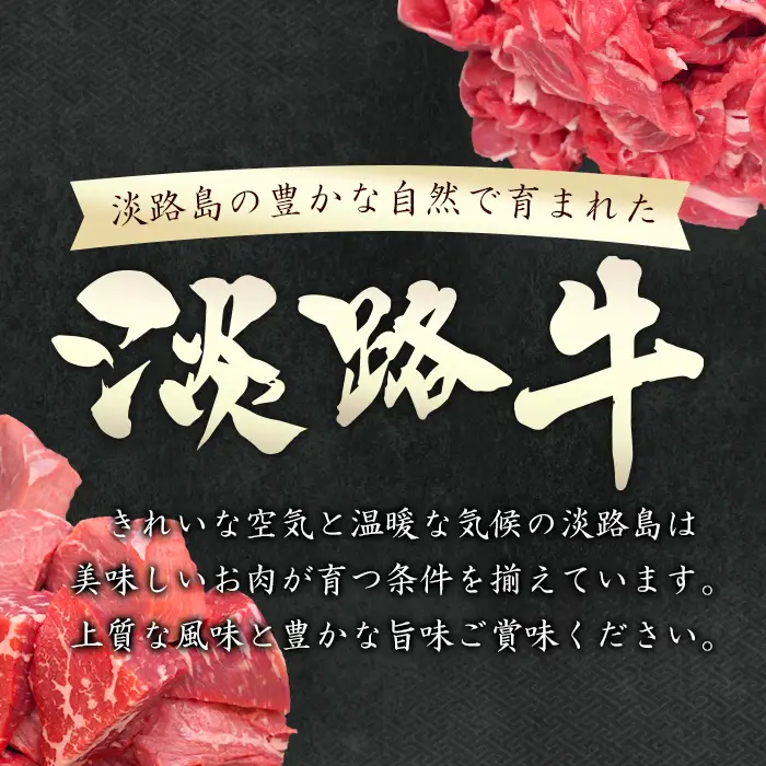 【定期便6カ月】淡路牛 特選赤身肉定期便