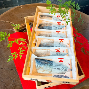 「しめ鯖スライス（L）6枚セット」国産　さば　鯖　サバ　しめ鯖　しめさば　シメサバ　冷凍 グルメ　贈答 (a17-150)