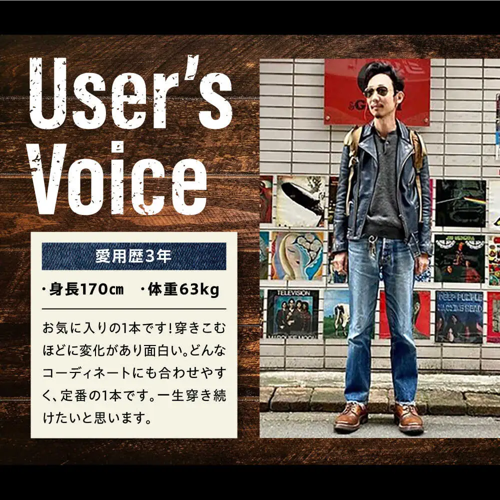 受注生産 ワイドジーンズ セルビッチデニム 日本製 ジーパン デニム パンツ アメカジ メンズ ゆったり ハンドメイド AF-1XX アトリエフロート 糸島市 / atelier FLOAT [AAF001] 