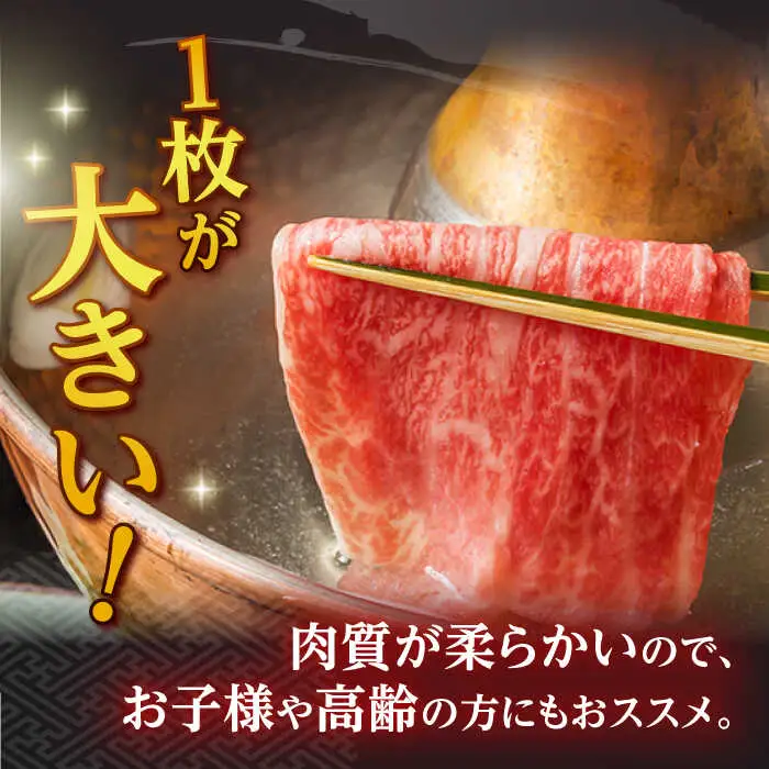 【全12回定期便】 肩ロース スライス 650g 長崎和牛 A4?A5ランク 【肉のふじた】 [AG10] ローススライス 肉 牛肉 しゃぶしゃぶ すき焼き 定期便