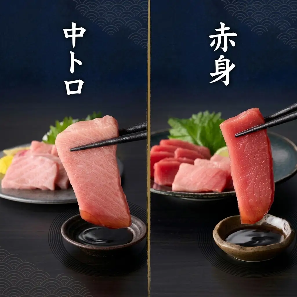 鷹島産マグロ【まぐろ】柵 赤身・中トロ計350g 【134-0023】