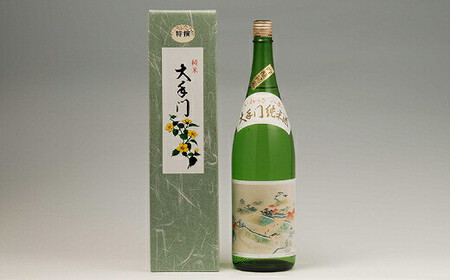 万両（極上大吟醸）・大手門（純米酒（特選））　各1.8Lセット　【11100-0248】