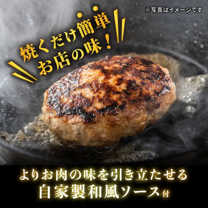 【釣りよか。youtubeで紹介】佐賀産和牛入 牛タンハンバーグ 6個入り ジャポネソース付 はんばーぐ[FCJ079]