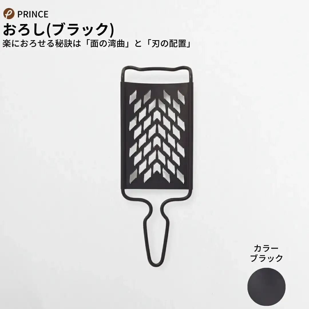 ピーラー・おろし・缶切りセット ブラック ピーラー 皮むき ステンレス 燕三条製 [プリンス工業]