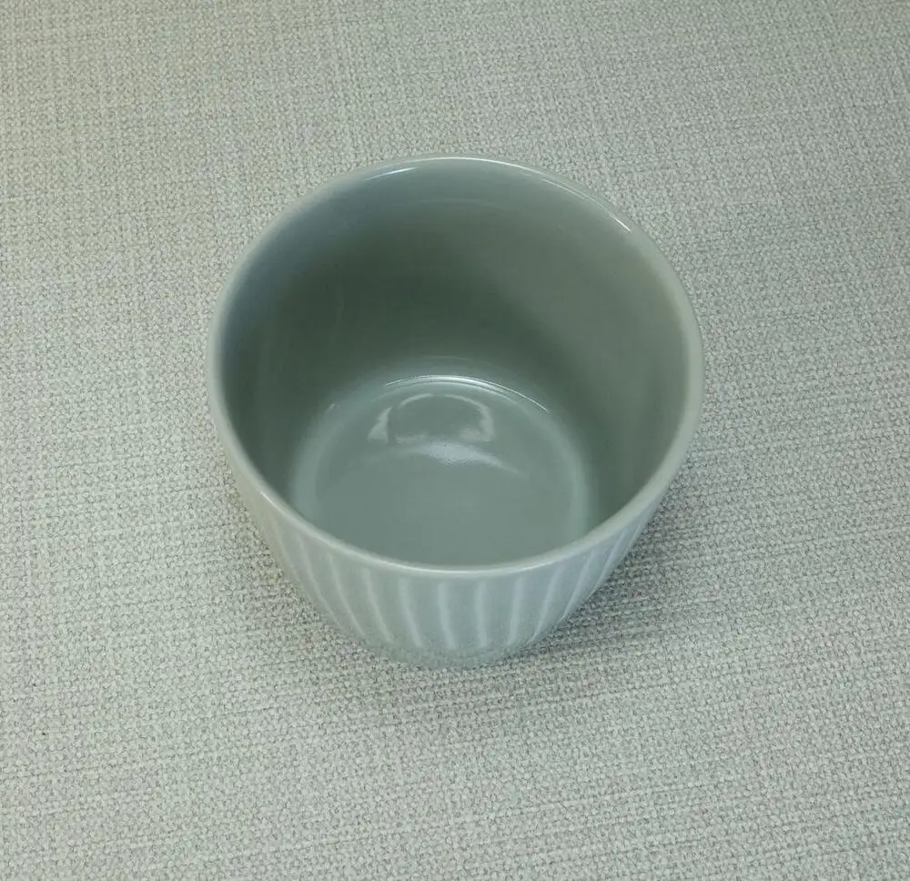 【波佐見焼】225mlのカップ5個組  花ふわりグレー 【西海陶器】 5 30593｜波佐見焼 陶器