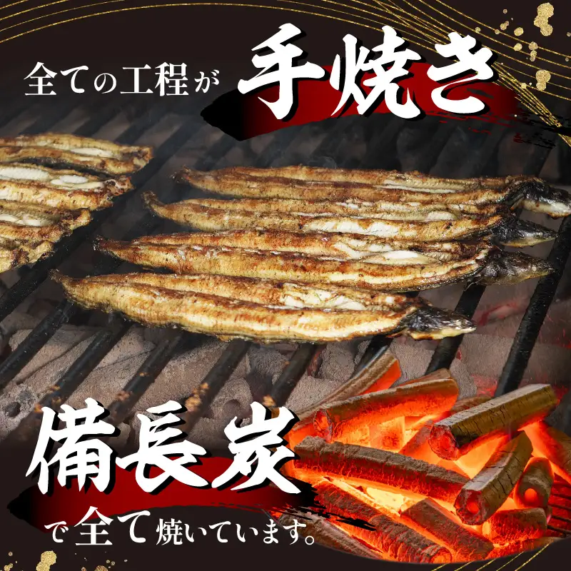 うなぎ 蒲焼 うなぎ[国産 2尾 備長炭手焼き 300g]