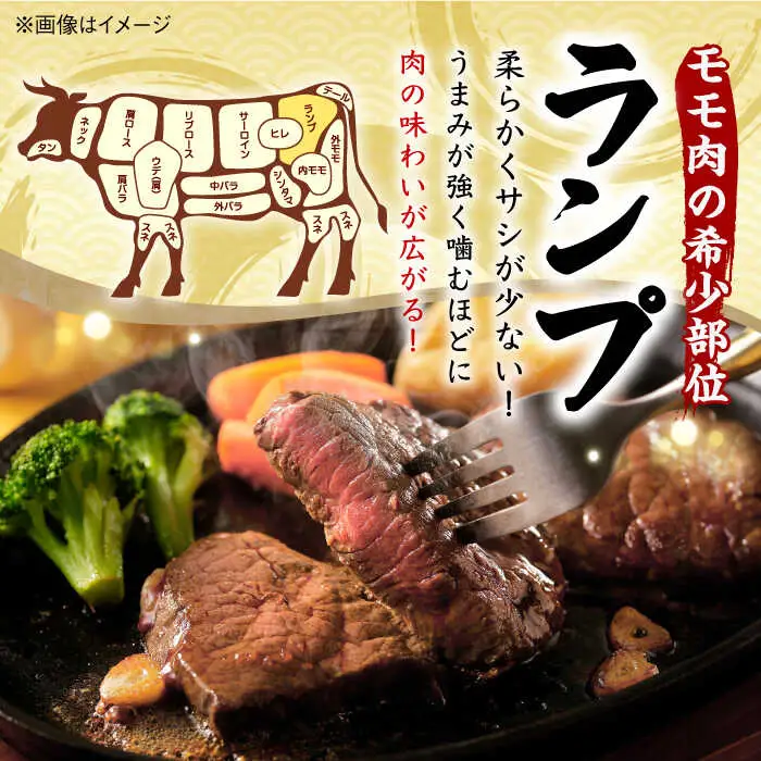 ランプ ステーキ 2枚 300g 長崎和牛【野中精肉店】 [VF03] 肉 牛肉 赤身 希少部位 A4?A5ランク ランプステーキ 焼肉