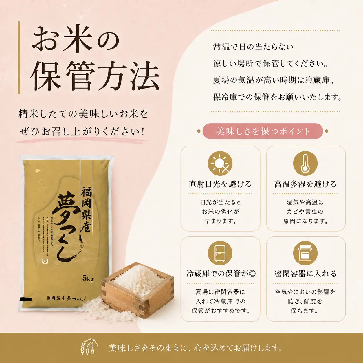 BZ-003_【令和8年産新米先行予約】【定期便６か月】食味鑑定士厳選　 福岡県産夢つくし10kg（5kg×2）6ヶ月連続で！ 計60kg