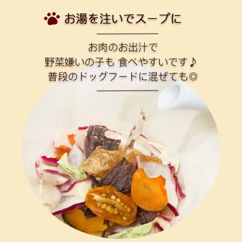 無添加 手作り わんこ用 ミネストローネ スープ 5個