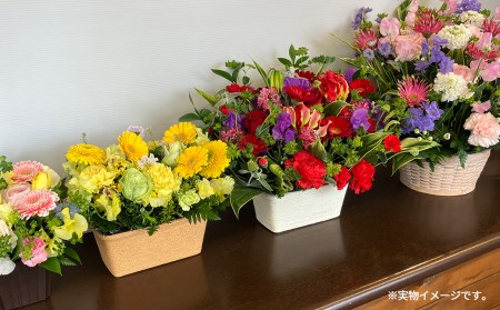 【3ヶ月定期便】偲ぶおもい忘れない、お供え用フラワーアレンジメント＜スペシャル＞【1502】