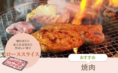 DS-002 かごしま黒豚ロース肉とバラ肉の焼肉セット 2kg（ご自宅用各1kg） SDGs未来都市薩摩川内 薩摩八重ファーム 工房みかく亭