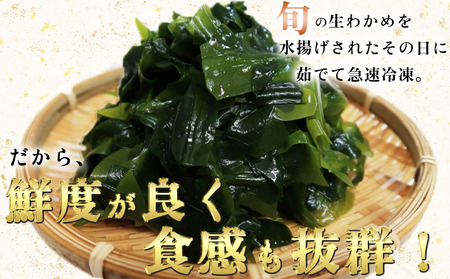 岬だより 調理不要 食感抜群の生わかめ　200g×10袋 [配送不可地域：離島]