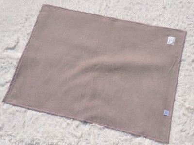 綿100% ベビー毛布(ブラウン) 85×115cm 毛布の町泉大津市産 N-MM300 [3351] | ベビーブランケット ベビーブランケット