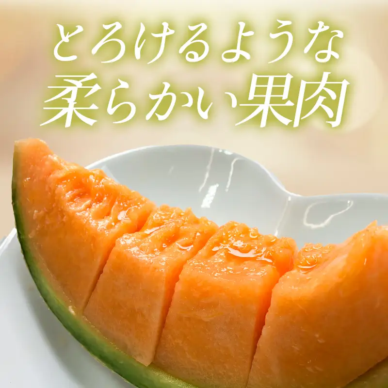 A-549 特別大きな赤肉アールスメロン 1玉（2kg以上）