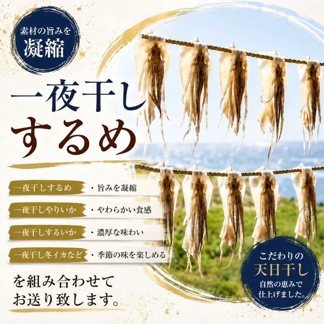 干物イカ 佐渡産 4枚 ( 1袋2枚 × 2 ) イカ
