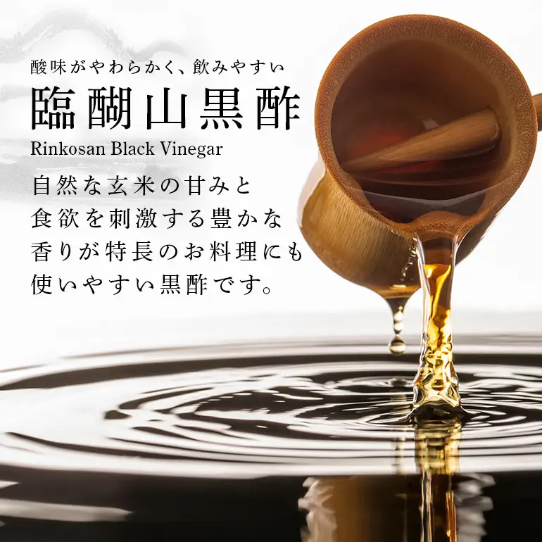 内堀醸造 たっぷり臨醐山黒酢セット 黒酢 ぽん酢 酢漬け酢 りんご酢 お酢 詰め合わせ