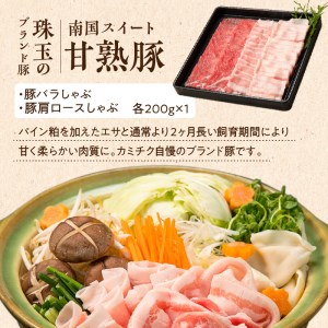 【厳選精肉と楽しむ薩摩の鍋つゆ】黒毛和牛・国産豚こだわり二色鍋 ※熨斗・包装なし K002-020 肉 豚肉 牛肉 冷凍