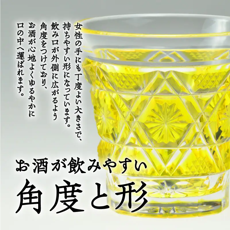 島津薩摩切子 冷酒グラス cut01 島津紫 K010-008_3