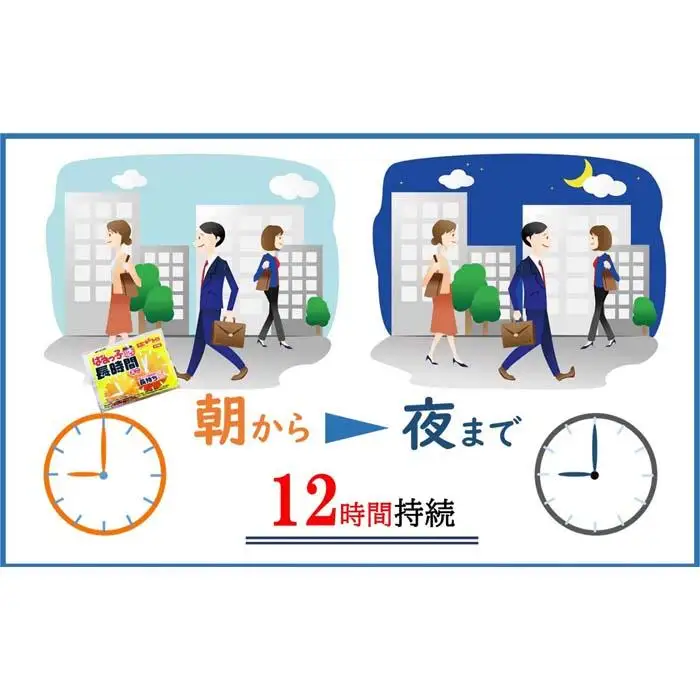 使い捨て「貼る長時間カイロ」ミニサイズ10枚入×10パック