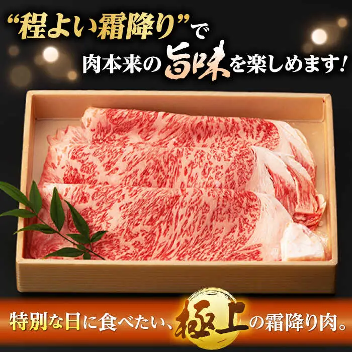 【全3回定期便】ロース スライス 400g 長崎和牛 A4?A5ランク しゃぶしゃぶ すき焼き【野中精肉店】 [VF28] 肉 牛肉 ローススライス 鍋 霜降り すきやき 定期便