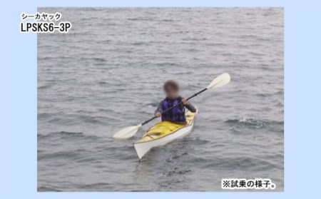 レーザーパズル シーカヤック 制作キット（一人乗り）LPSKS6-3P フルキット 組立式 カヤック_ss0291_CR