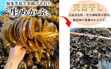 岬だより コリコリ食感・粘り抜群の乾燥めかぶ　120g×3袋