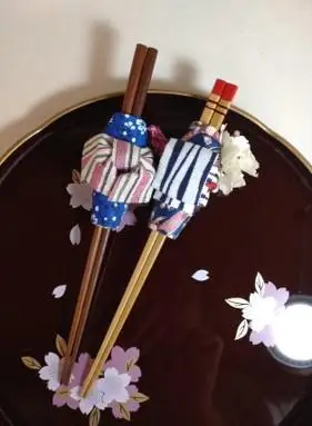箸カバー　保多織生地一部使用　着物ドールリウム（R）