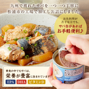 缶詰 サバ缶（水煮）12缶セット 缶詰 鯖 さば【B2-108】