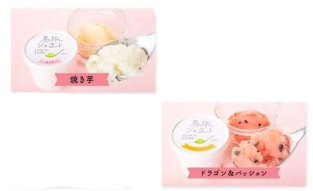 島旅 ジェラート 80ml×6種8個 セット アイス　AS-590