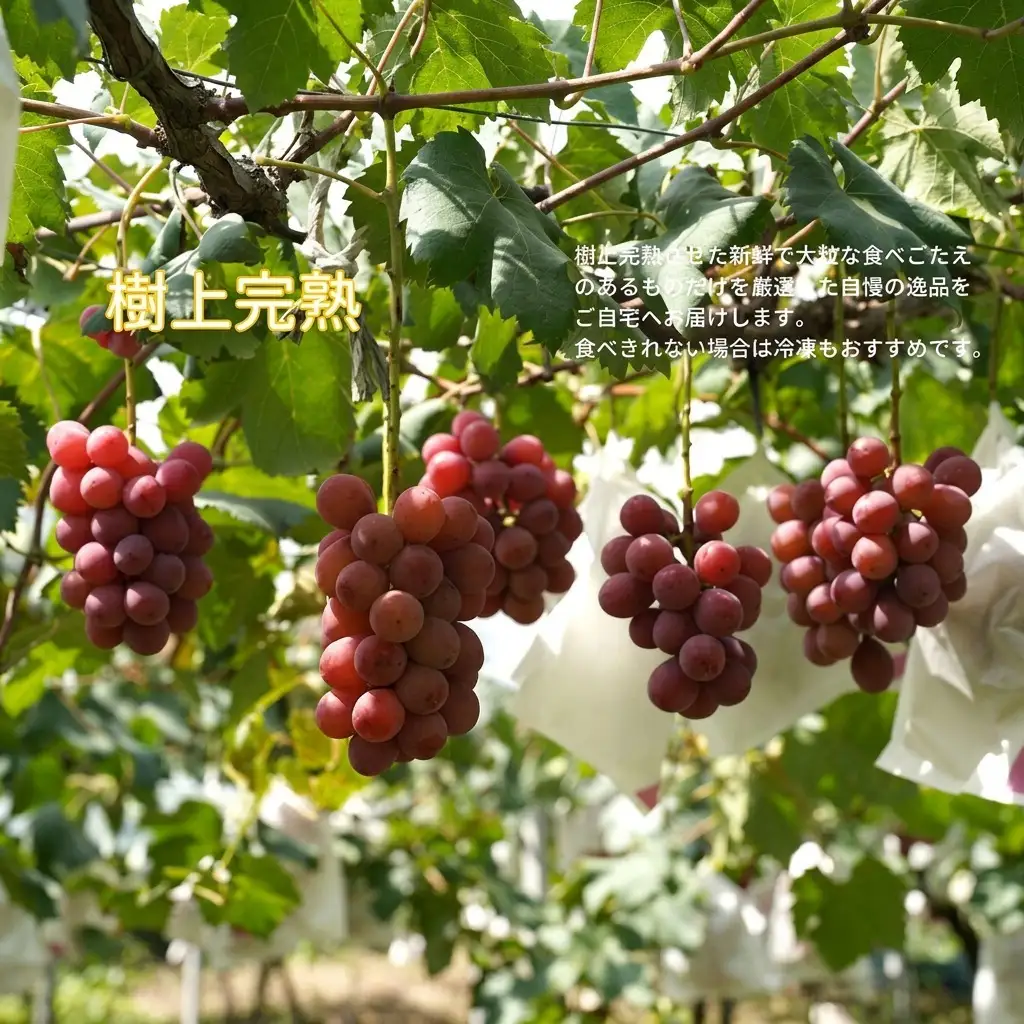 厳選 クイーンニーナ 2房 合計1.0kg以上 産地直送 朝採れ ぶどう 葡萄 Kawahara Green Farm 岡山県産 2026年 果物 フルーツ みずみずしい 酸味が少ない さっぱり 希少品種 