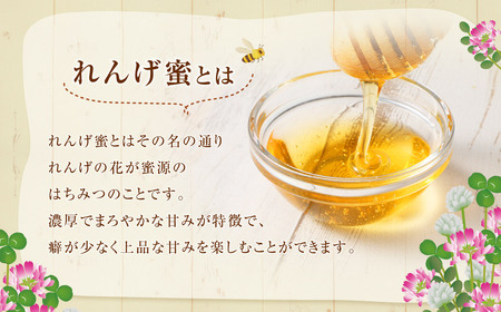 【純粋国産はちみつ】 鹿児島県産 れんげ蜜 600gと 百花蜜 600g 2本セット 国産 はち蜜 はちみつ BS-867
