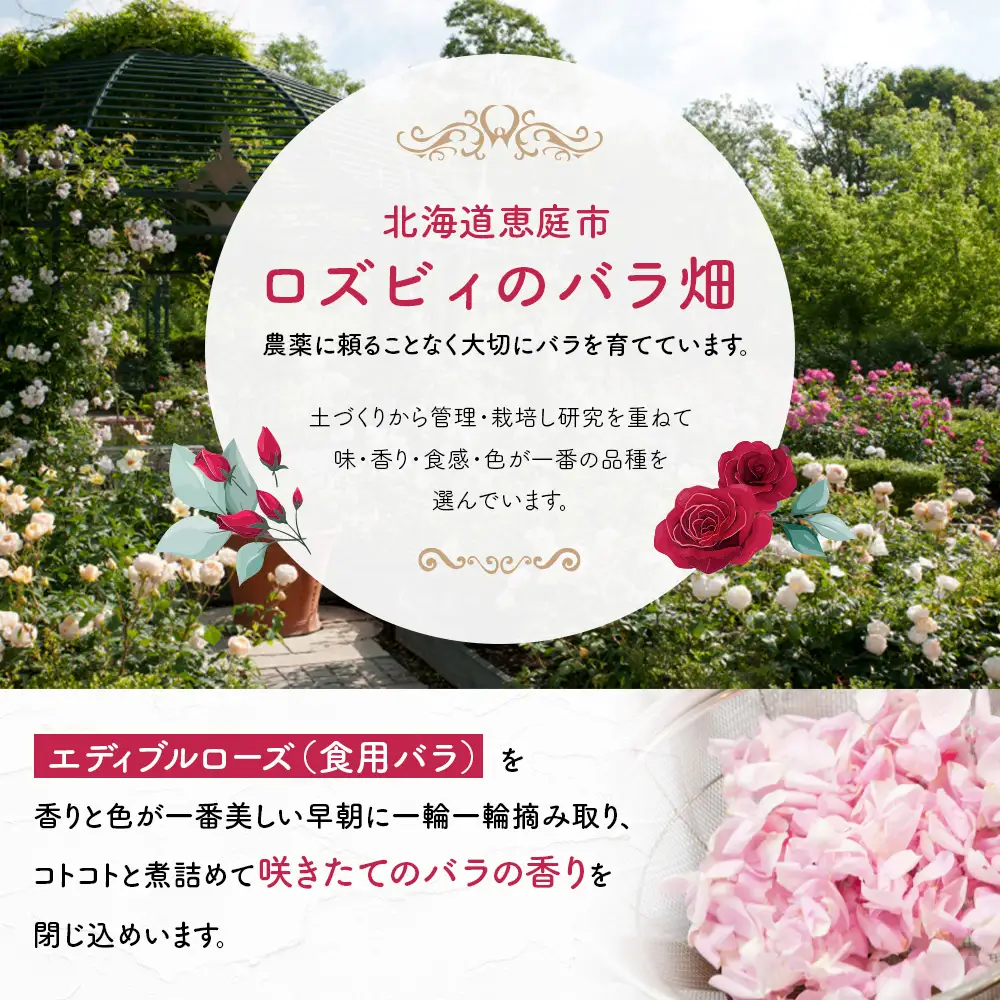 薔薇のコンフィチュール（ハニーイエロー）100g×1個【19003001】