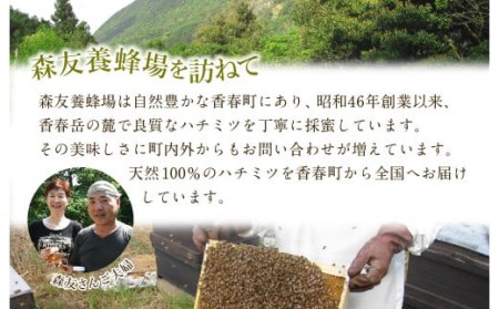 純国産 はちみつ 2本セット 計360g（極上れんげ蜜・純粋百花蜜）