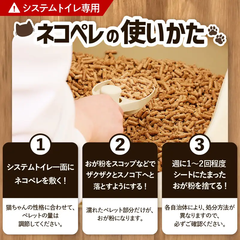 【5営業日以内に発送】【 猫砂 ネコペレ 5kg × 2箱 】 木質ペレット 家タイプ T008-003 日用品 ペット用品
