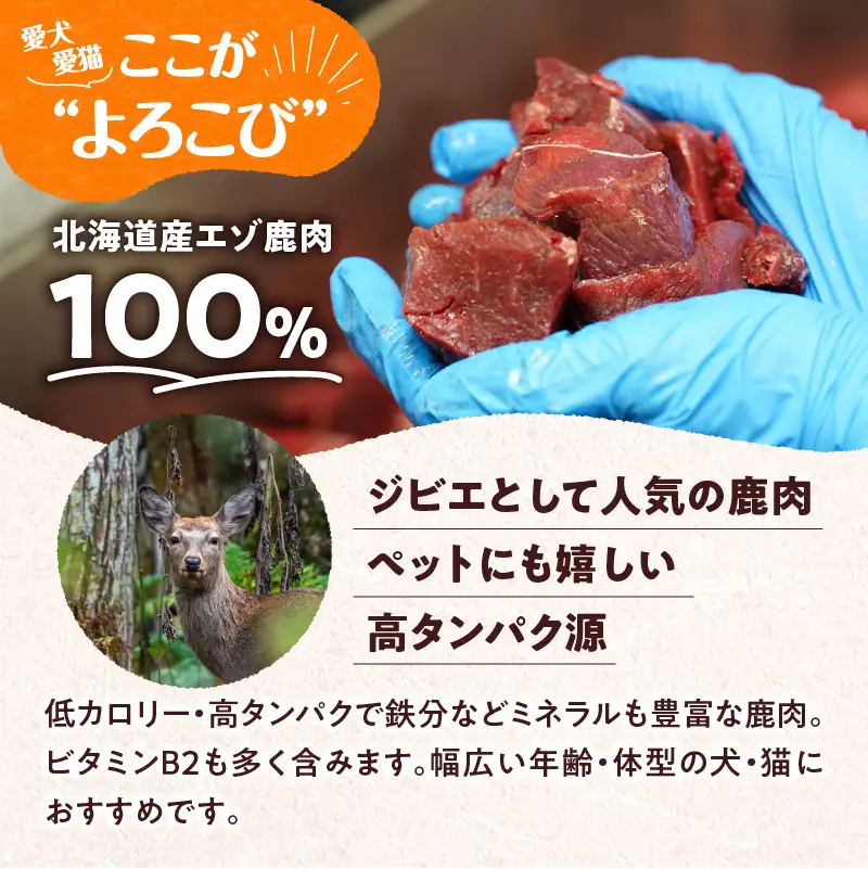 【5営業日以内に発送】【 アスランエゾベニソン ジャーキー 40g×5パック 】 T012-011 ペット用品