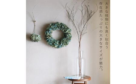 ドライフラワーリース 花七曜 大きなあじさい ドライフラワーリース