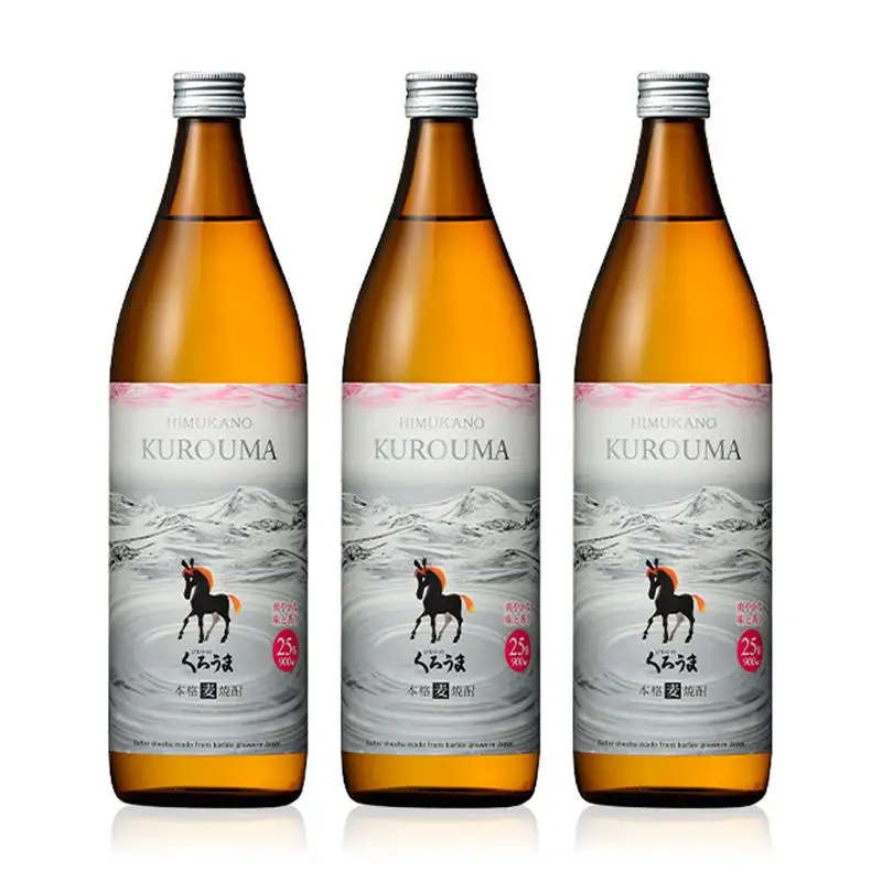 神楽酒造 本格麦焼酎『ひむかのくろうま』25度 900ml×3本セット＜23-3a＞