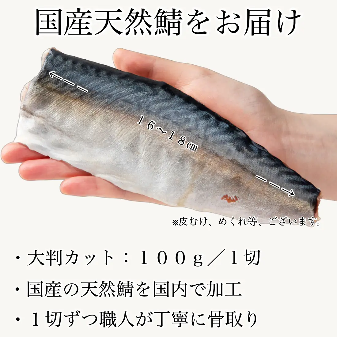 鯖 切り身 (甘塩) 10切 鯖