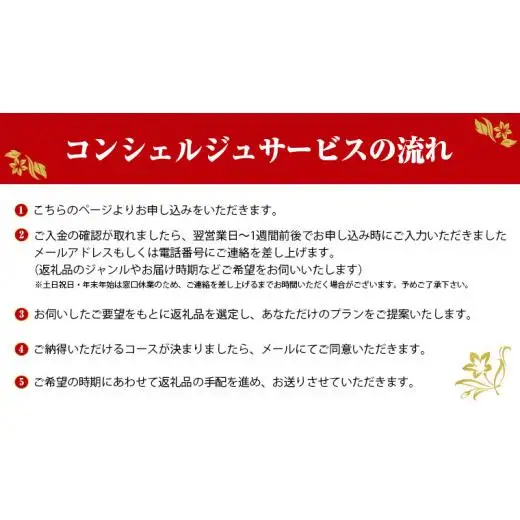 あなただけの プレミアム コンシェルジュ コース ( 100万円 )