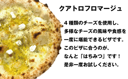 2種類選べる 熊野 ピッツァ 全4種 / 照り焼きチキンピッツァ・クアトロフロマージュ【rmk100-6】