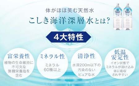 竜宮伝説(硬度100) 2L×6本 こしき海洋深層水 AS-7106