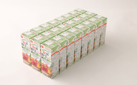 ジューシー収穫野菜plusフルーツと青野菜 200ml × 24本 合計4800ml 紙パック 飲料 常温