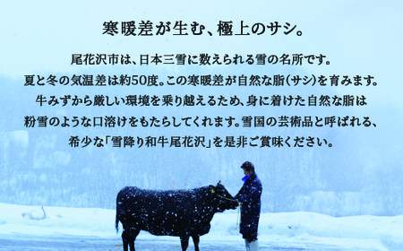 【全4回定期便】雪降り和牛尾花沢定期便 すき焼き・しゃぶしゃぶハーフコース  ja-tkyhh4