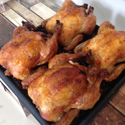 【味ごころ たいしょう】熟成にんにくローストチキン＜県産若鶏２羽・化粧箱入＞