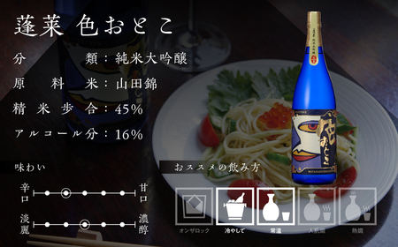 【純米大吟醸】蓬莱 純米大吟醸 色おとこ 720ml [AO013]