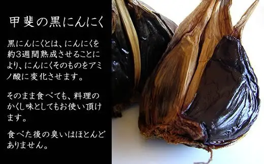 甲斐の黒にんにく150gと黒にんにくカレー3個詰合せ 082-010